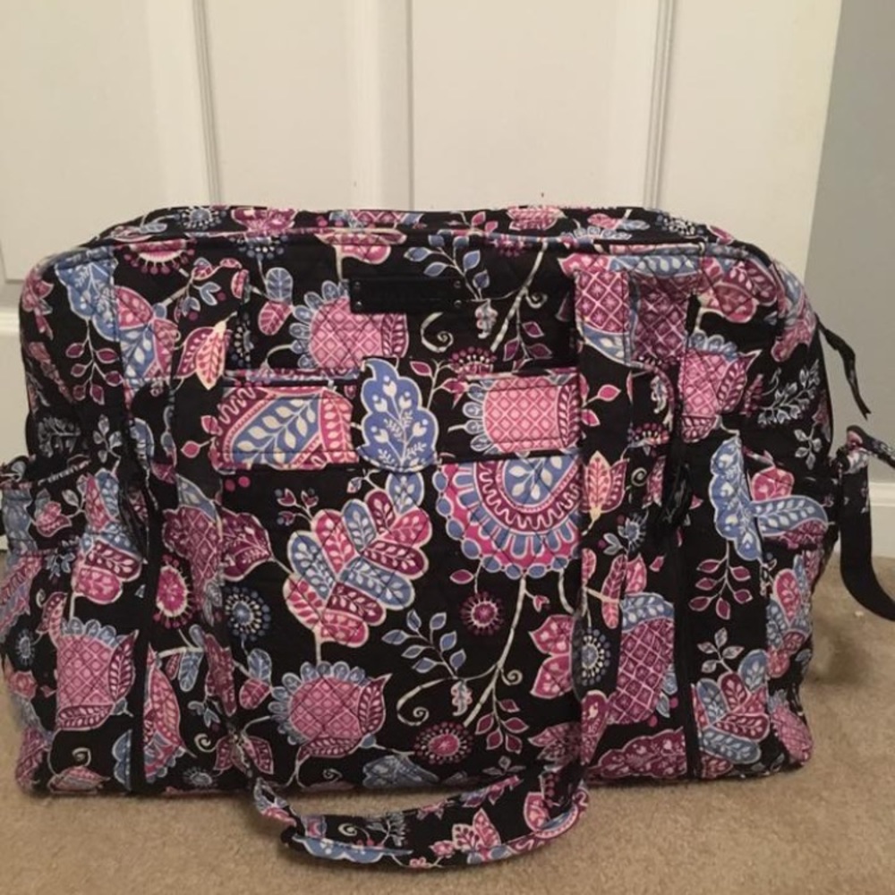 Vera Bradley large stroller diaper bag